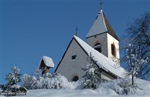 Chiesa di Versciaco d'inverno