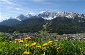 Vista su San Candido in Alta Pusteria