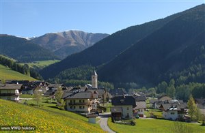 Vista sulla Frazione Valle San Silvestro presso Dobbiaco