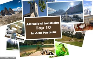 Attrazioni turistiche 'Top 10' in Alta Pusteria