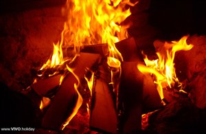 Fuochi del Sacro Cuore di Gesù nell'area vacanze Alta Pusteria