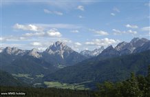 Vista sulle Dolomiti di Braies