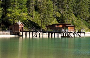 Lago di Braies nell'area vacanze Alta Pusteria