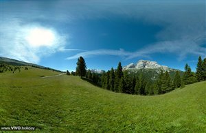 Panoramica a 360° - Prato Piazza in Alta Pusteria