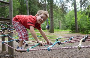 Parco giochi a Villabassa nella regione vacanza Alta Pusteria