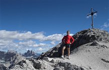 Florian Jud sul Picco di Vallandro