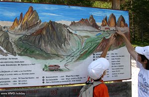 Escursione al Rifugio Locatelli - Carta escursionistica
