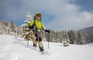 Escursione con le ciaspole nell'area vacanze dell'Alta Pusteria
